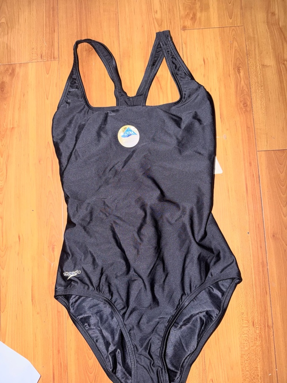 Speedo Black Women's Classic Racerback One-Piece Swimsuit